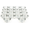 Hosley Set of 18, Clear Glass Tea Light Candle Holders