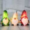 Meltone Christmas LED Flickering Lighting, Gnome LED Flameless Candles Battery Operated