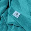 Luxury Bath Towels Large Cotton Hotel spa Bathroom Towel 30x56 inch 4 Pack Aqua Green